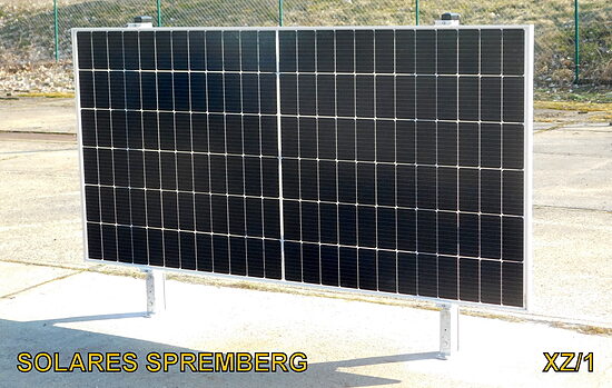 Komplettlösung Photovoltaikzaun