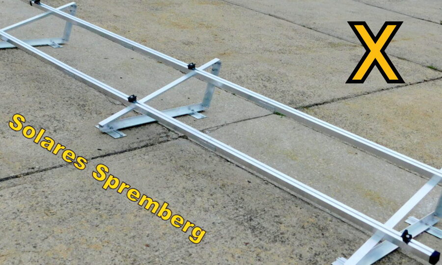 Aufständerung X horizontal / quer