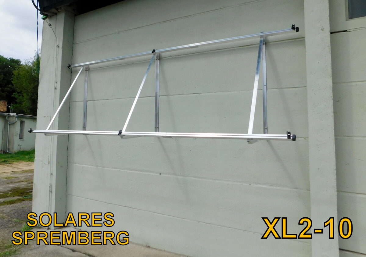 Komplettlösung Fassade XLW 1-10+x Module in Reihe flexibel / vertikal / hochfest /  made in germany