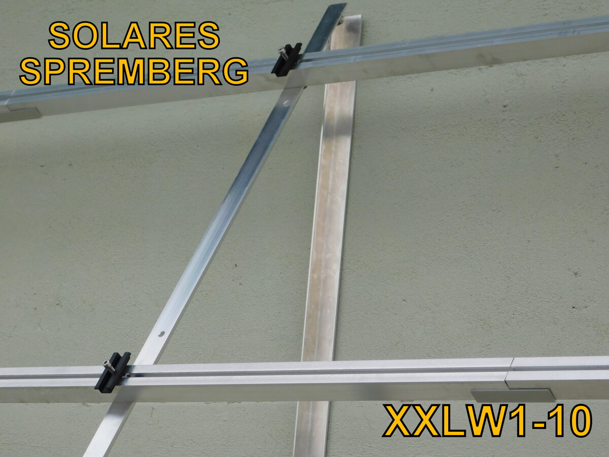 Komplettlösung Fassade XXLW 1-10+x Module in Reihe flexibel / doppelt horizontal / hochfest /  made in germany