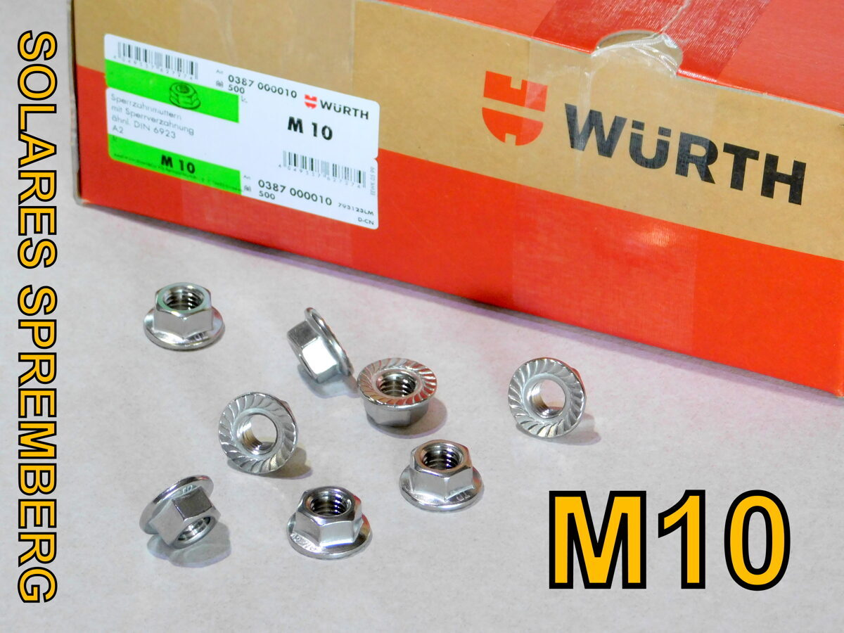 Stockschrauben Mit Adapterblech + DIN 6923 + EPDM, € 95,60