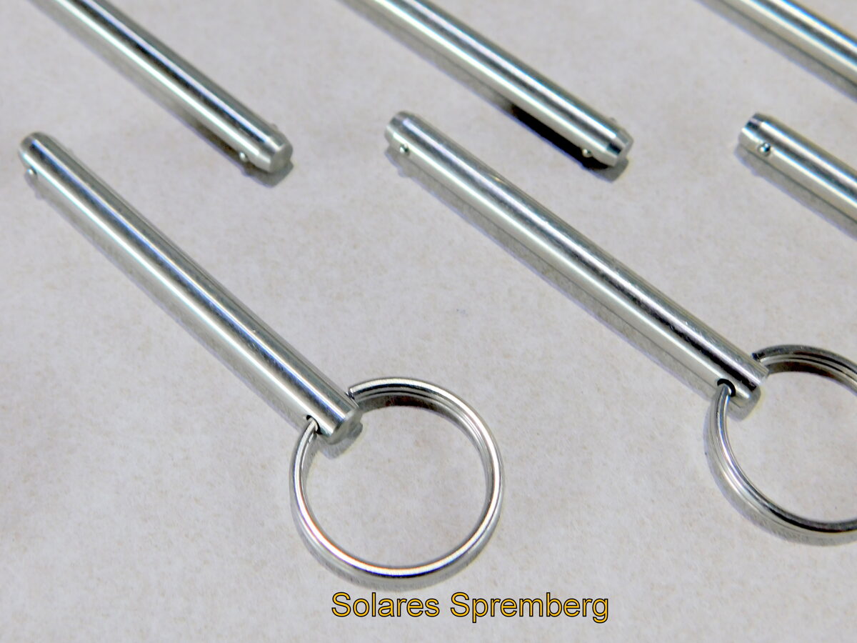 2x Steckbolzen Edelstahl A4 – 6x25 Mm, Rostfrei, Seewasserbeständig, UV-fest – Für Boot & Co.