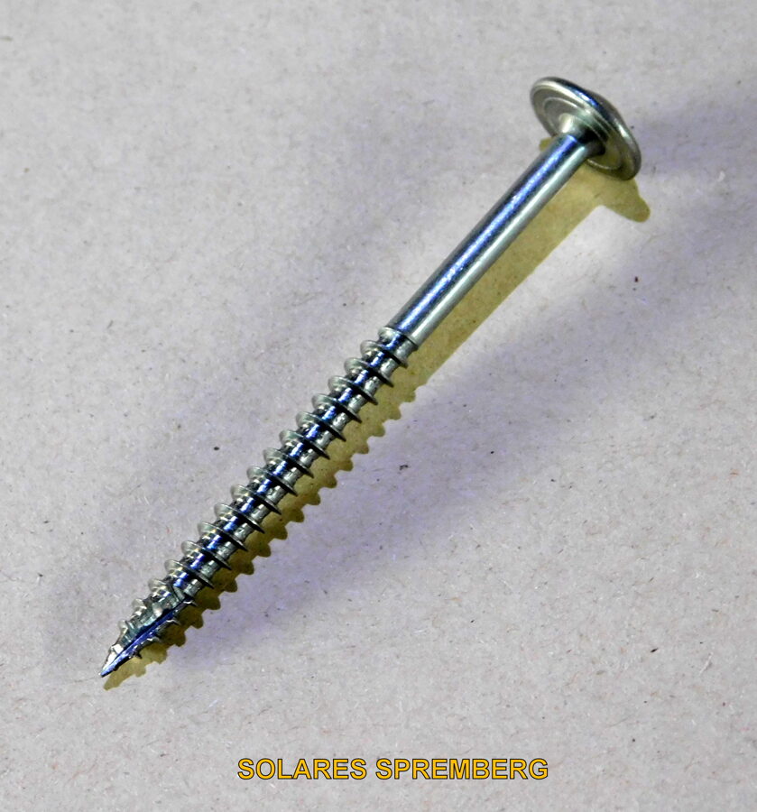 SECCARO Terrassenschrauben 5x90mm Edelstahl A2 - 100 Stück Mit Zierkopf Für Holzterrassen