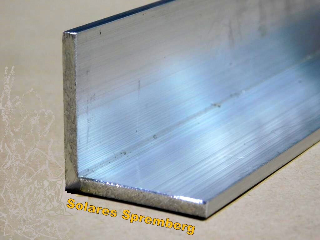 L-Profil 40x40x4mm Winkelprofil 50-200cm Aluminium Solar Konstruktionsprofil Photovoltaikanlage 