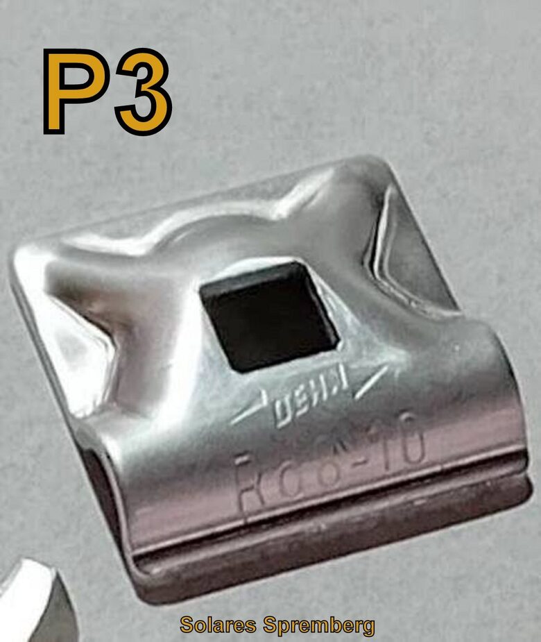 1-20x Potenzialausgleichsklemme für Aluminiumdraht d=8-10 + Verschraubung für Montageschiene L1-L9 