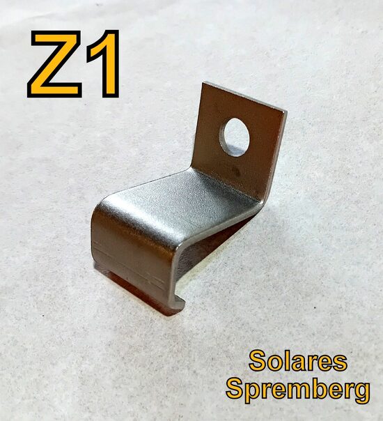 1-50x Kreuzverbundklemme Z1 Winkel  Edelstahl Adapter M10 L1-L9