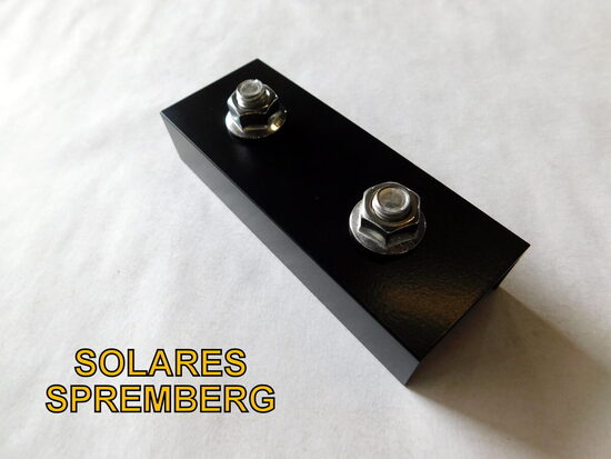 1-10x Profilverbinder 5teilig schwarz L9 Anbindung Hammerkopfschraube M10x25 für 40x40 Aluprofil L9 kurz