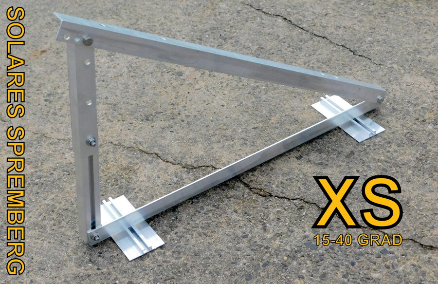 Basisdreieck XS Stufenlos flexibel 15-40 Grad 40x40x4mm hochfest 100cm horizontal 