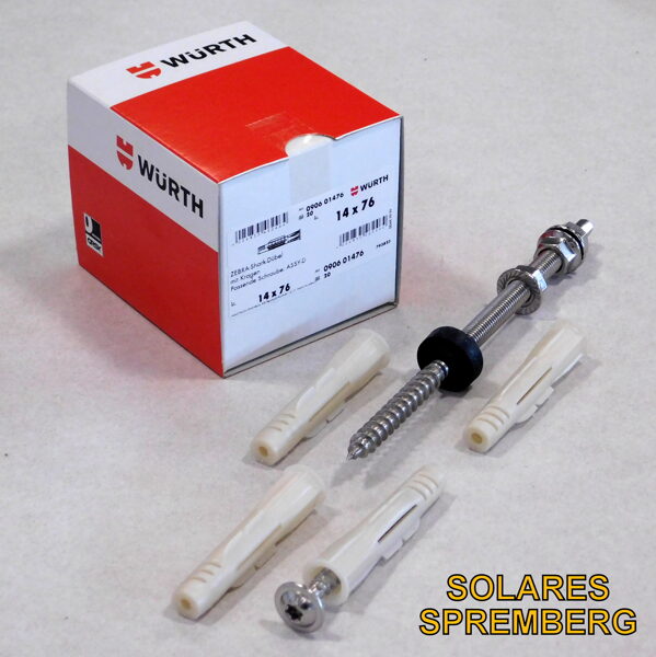 1-20x 14x76 KUNSTSTOFF-ALLZWECKDÜBEL ZEBRA SHARK® MIT KRAGEN Universal Spreizdübel