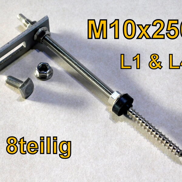 Stockschraube M10x250 8teilig